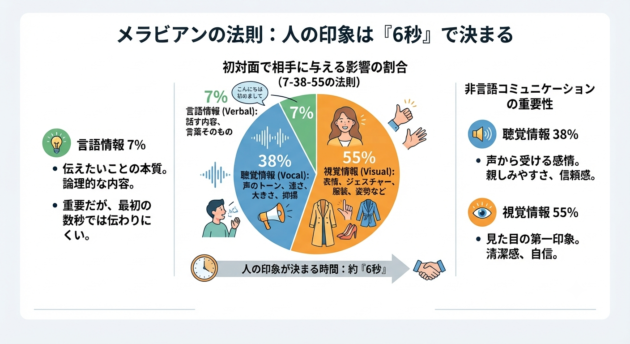 メラビアンの法則